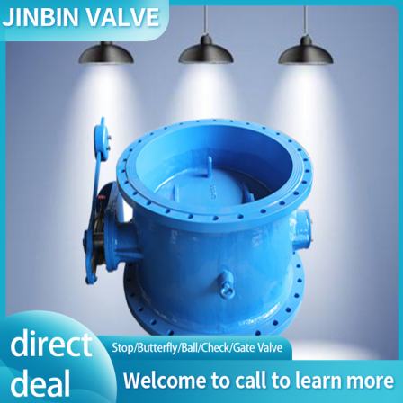 Heavy hammer butterfly buffer check valve inclined seat stainless steel one-way check valve