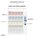 F4 Yunyin Manufacturer Digital Vending Machine Locker Intelligent Smart Clothing Vending Machine