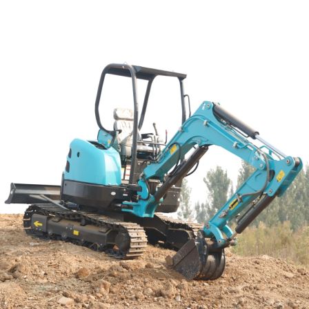 Mini excavator, 1 ton, 2 orchard hook engineering, excavator, bulldozer, crawler, household agricultural excavator, micro excavation