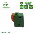 Hongyi 5.08mm spacing spring type PCB wiring terminal 142 bent pin press quick connection controller