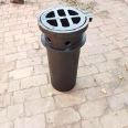 Customized Bridge and Highway Circular Cast Iron Drainage Pipe Drainage Pipe Grate Iron Rainwater Bucket Rectangular Pipe Processing