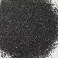 Sand blasting for rust removal, black diamond sand for floor aggregate polishing, sandblasting, bright black sand with high hardness and no impurities