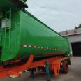 6-meter flatbed full trailer can pull coal, sand, and stone materials, and the loading is convenient, fast, and structurally reasonable