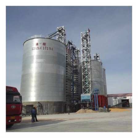 Kangcheng Grain Harvesting and Wheat Warehouse 500T Grain Storage Warehouse occupies a small area with anti-corrosion and moisture-proof 5000 ton steel plate vertical silo