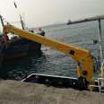 8-ton marine crane, ocean crane, telescopic boom, customized multiple carriers, convenient and practical