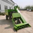 Stir dragon chain type manure removal truck Cattle farm four-wheel drive manure removal machine Cleaning the ground cow manure shovel manure truck