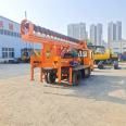 New foundation pile driver for old houses, self built foundation drilling machine, one-time drilling spiral drilling machine