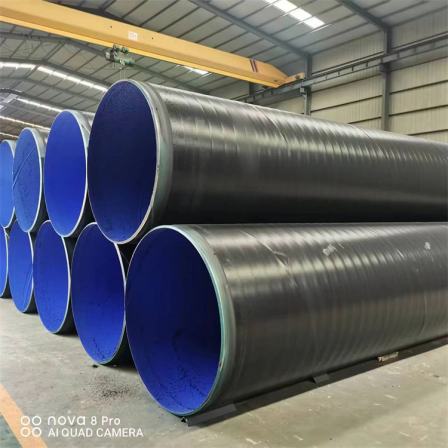 3PE anti-corrosion steel pipes for tap water pipelines, reinforced grade 3PE anti-corrosion steel pipes can be customized according to needs