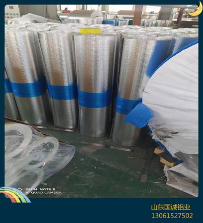 0.58mm aluminum roll/0.48mm aluminum plate for construction site, cut to a length of 30 meters, one roll can be used for export packaging