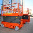 Self walking elevator, electric scissor type hydraulic manned lifting platform, high-altitude operation lifting vehicle