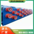 LQ-500mm rubber sheet cooling machine uses automatic stacking and swinging rubber for rubber cooling, with a compact structure