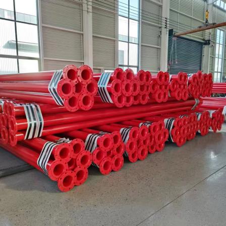 Gas coated composite steel pipe flange connection socket type large diameter seamless buried pipeline