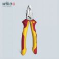 Wiha Weihan Electric Insulated Steel Wire Pliers C70 High Carbon Steel 26708 Three Point Clamping Electrical Insulation