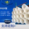 Lvdao brand pvdf pipe Polyvinylidene fluoride pipe pvdf pipe chemical pipe anti-corrosion acid and alkali resistant specifications are complete