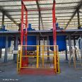 Guide rail type lifting platform, four pillar elevator, customized electric hydraulic cargo elevator door installation according to requirements