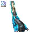 Construction sand loading and unloading conveyor Kunwei skirt edge belt conveyor skirt edge partition belt conveyor