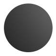 Crispy bottom pizza baking pan black glazed pizza oven slate outdoor camping barbecue Cordierite baking slate