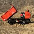 Spot small tracked transport vehicle All terrain tracked climbing tiger hydraulic tracked transport vehicle