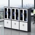 File cabinet, iron sheet cabinet, steel financial filing cabinet, data office cabinet, black and white large equipment