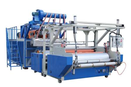 Ruikang Machinery fully automatic single and double screw winding film machine preservation film equipment