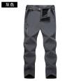 Charge pants for men with plush and thick winter fleece soft shell pants for women in large windproof, waterproof, skiing, and warm mountaineering pants