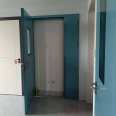 Hospital specific antibacterial steel medical ward doors with single opening and mother leaf support customization