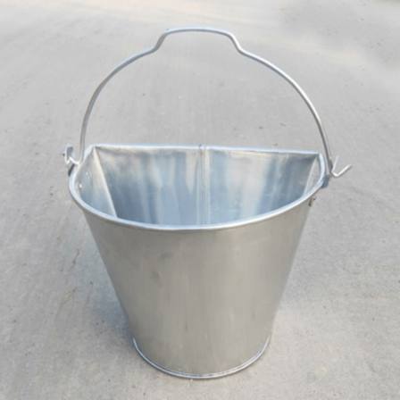 Explosion-proof fire bucket, semi circular portable wall hanging sand bucket, polished and customizable