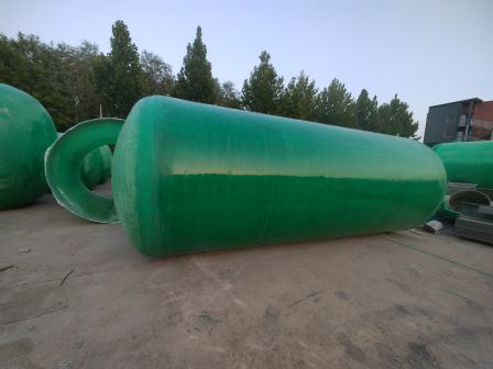 Manufacturer of Zhongxu Fiberglass Reinforced Plastic Integrated Winding Septic Tank with a volume of 1-100 cubic meters, fire water tank, sewage and fecal tank