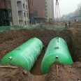 Manufacturer customized fiberglass wound septic tank 5, 15, 25, 60, 80, 100 cubic meters sewage collection tank, oil separation tank