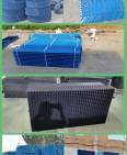 Blue heat-resistant S-wave brand new PVC cooling tower water collection filler for circular square cooling towers