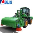 Small road sweeping and sweeping vehicle for sweeping fallen leaves on the ground, outdoor sweeping machine, road garbage cleaning equipment