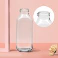 Human glass beverage, fruit juice, soda glass bottle, transparent glass, orange juice bottle, fruit juice bottle, straight round soda bottle