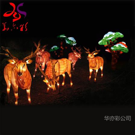 Spring Festival Lantern Production Company has good craftsmanship, soft and balanced lighting