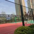 Stadium wire fence, flattened iron football field fence, Basketball court frame hook net