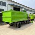 Five cubic large fecal cleaning truck, diesel powered cattle farm shovel truck, customized small fecal cleaning machine