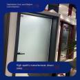 Ship according to the agreed time through the door, with simple operation and tempered glass swing door