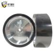 Rubber coated rubber wheel 300MM * 100MM * 30MM hole foot wheel iron core bearing wheel wear-resistant machinery