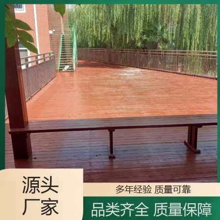 Anticorrosive wooden board material Anhe can customize waterproof and sunscreen outdoor landscape carbonized wood