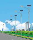 Beautiful rural solar street light, 6-meter-high, 30W light source, produced by Yichuang Optoelectronics