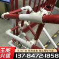 Sell on-site staircase handrails, edge protection, staircase protection poles, protective railing accessories, 48 pipe connectors