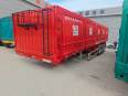 Large tonnage flatbed trailer can be used to tow box type cargo vehicles, and the flexibility of the box board is good