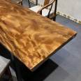 South American walnut solid wood board 205 * 75 * 6 large board table, tea table, tea making table, tea drinking table