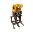 Customized excavator hydraulic small grab clamp Hitachi 75 hook machine accessory single cylinder clamp wooden grab