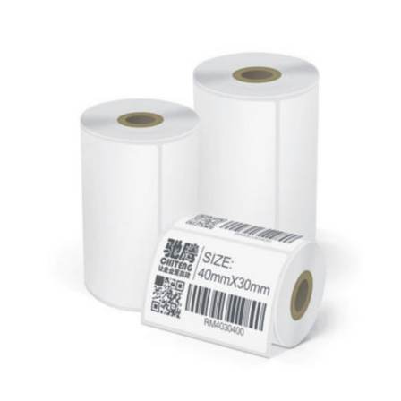 Small paper core thermal label paper, self-adhesive, small roll core, 13MM, three proof label paper customization