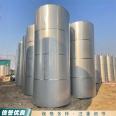 Used stainless steel storage tanks, vertical chemical liquid pressure storage tanks, widely used