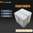 Luyang custom processing ceramic fiber module kiln refractory insulation material aluminum silicate folding module