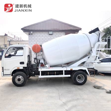 Mortar cement mixing tank truck, new machinery, customized version, 4-square medium and small Concrete mixer