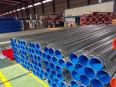 Galvanized plastic coated steel pipes for fire protection, epoxy resin coated composite pipes for drainage, plastic coated pipes