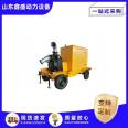 Four wheel mobile pump truck, sewage pump, sewage pump, mine sewage online customer service, Xinsheng Power