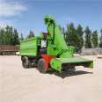 Mobile three wheeled manure truck with multiple models of diesel manure remover, cattle farm and sheep farm manure cleaning machine